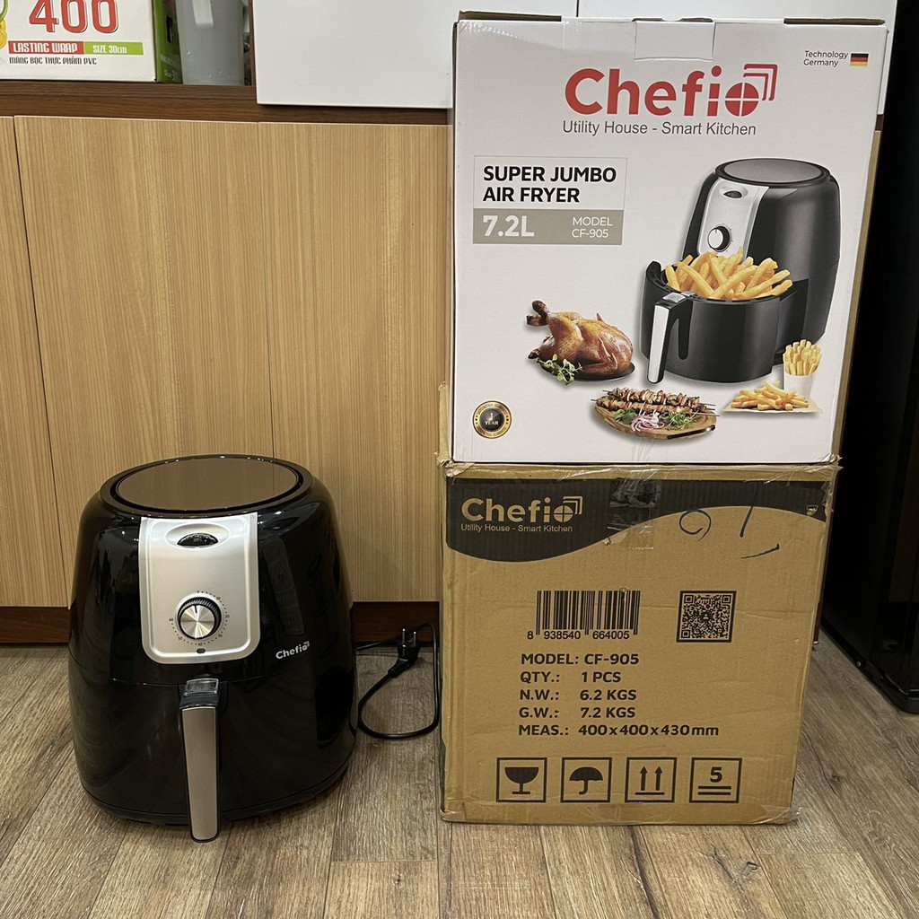 Nồi Chiên Không Dầu Chefio Super Jumbo Air Fryer 7.2L Model CF-905 Nồi Chiên Dung Tích Lớn