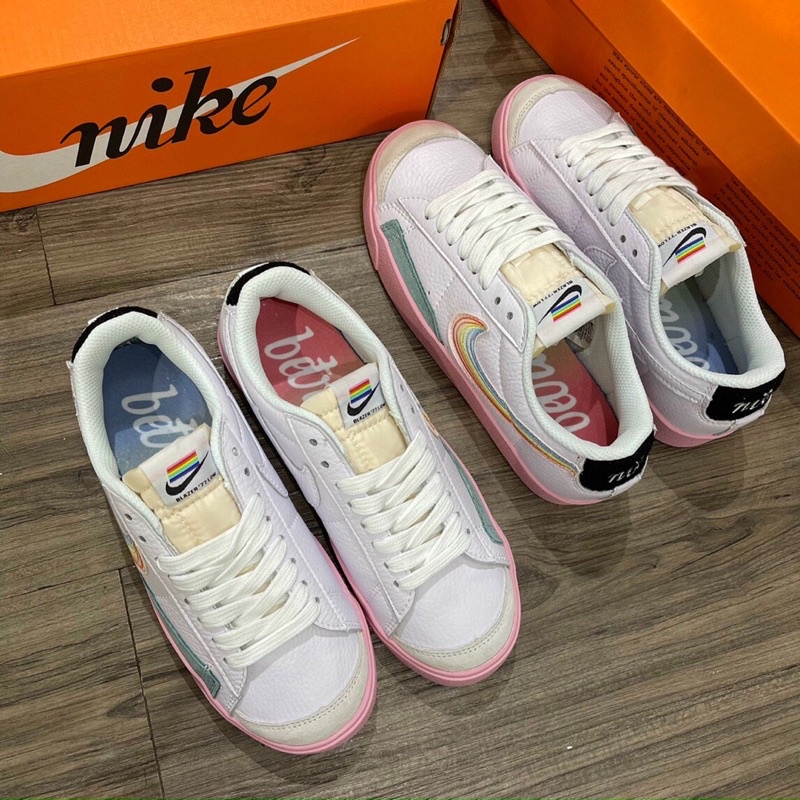 GIÀY BLARE 77 LOW PINK CẦU VỒNG SC [ FULL BOX + FREE SHIP ]
