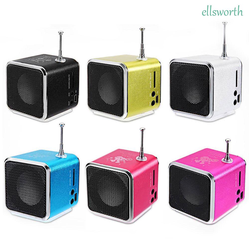 Máy nghe nhạc MP3 mini TD-V26 FM hỗ trợ thẻ nhớ TF màn hình LCD nhiều màu sắc