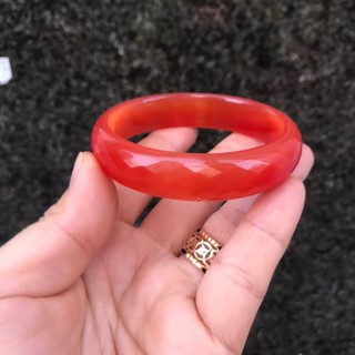 VÒNG TAY LIỀN KHỐI ĐÁ MẮT MÈO ĐỎ MẪU CẮT GIÁC