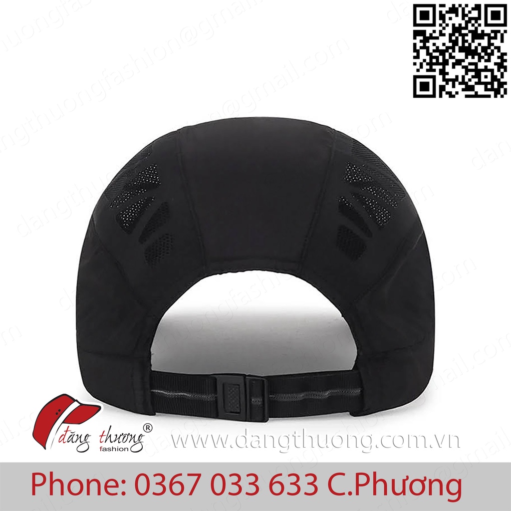 Mũ nón bere vải dù phối lưới nam thoáng mát mùa hè nhiều màu đen xanh xám