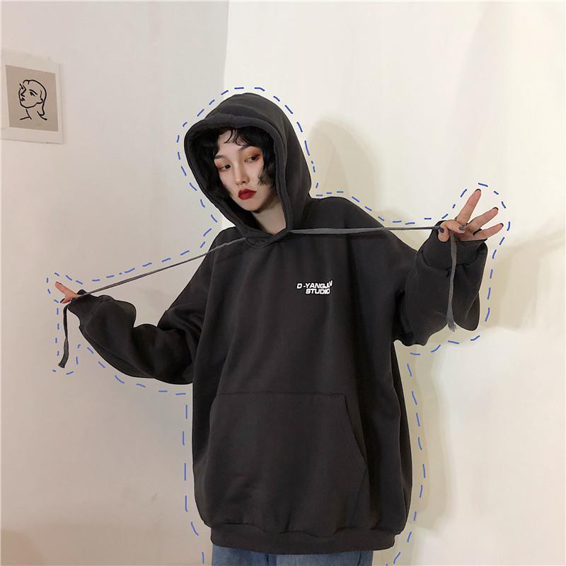 Áo hoodies nỉ ngoại form rộng chuẩn như hình siêu dày dặn E022 E