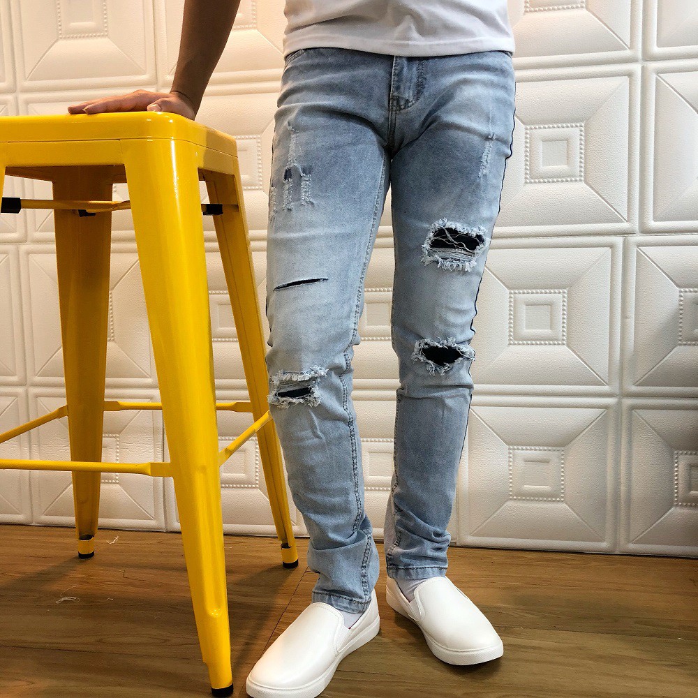 ⚡️ Quần Jeans Nam Thời Trang Phong Cách TLS5681 - Có Video Quay Thật