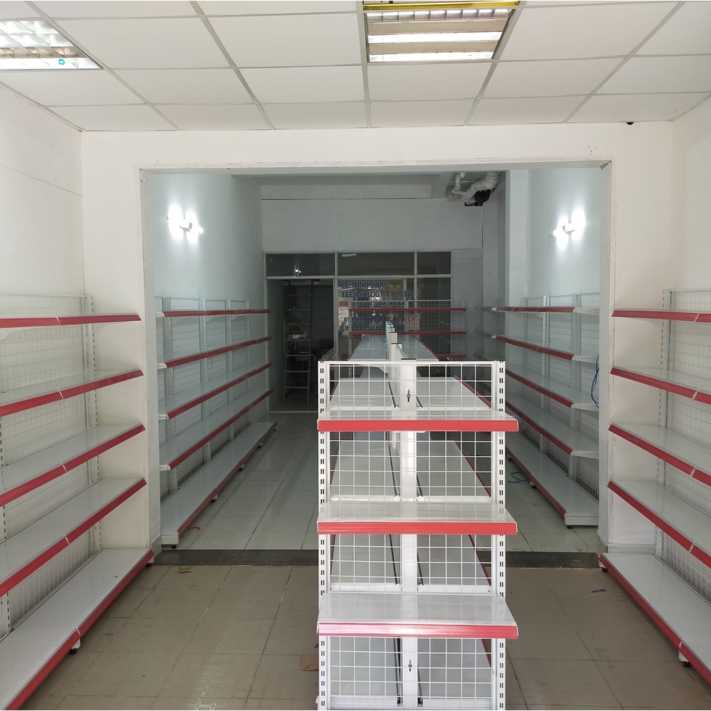 KỆ SIÊU THỊ ĐƠN 1 MẶT Cao 120cm Đủ chiều dài