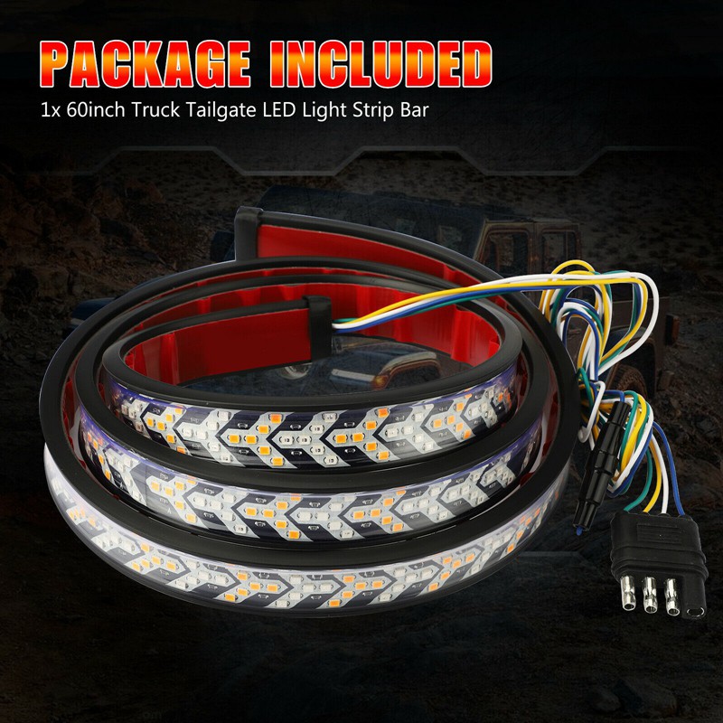 New Stock 48 Inch Truck Tailgate Led Strip Light Bar Flowing Turn Signal Lamp