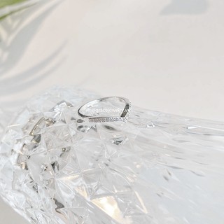Nhẫn bạc Grace - Crystal V