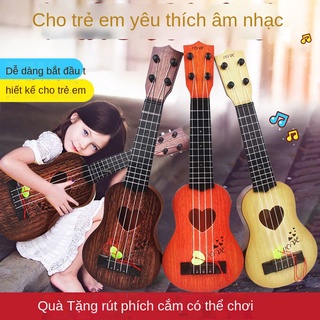 Trẻ em chơi đàn ukulele gửi bản nhạc để mô phỏng đàn guitar của trẻ em chơi đàn ukulele đồ chơi nhạc cụ cho trẻ em