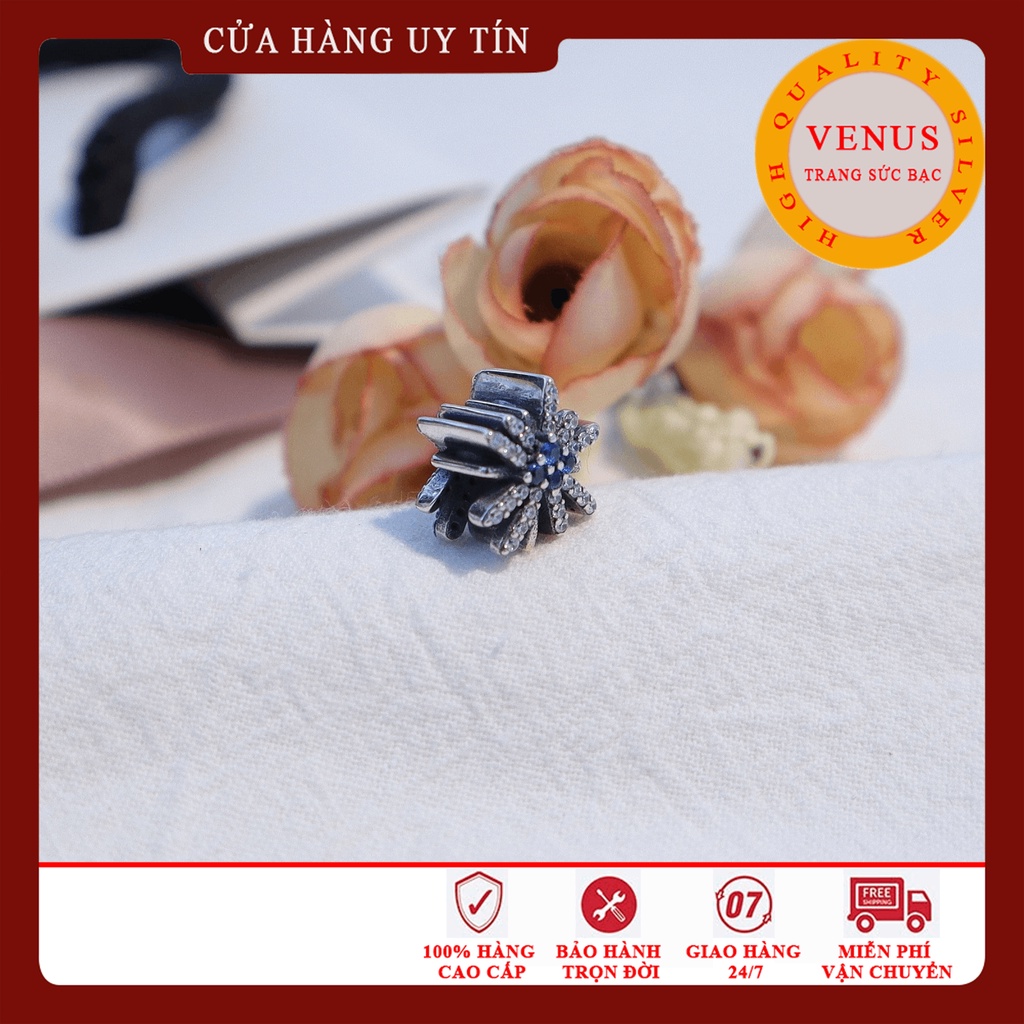 [Charm bạc 925 cao cấp] Charm bạc hình hoa tuyết- Mã sản phẩm VENUSPH