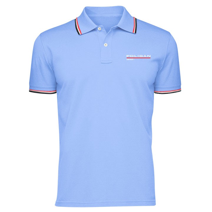 Áo thun nam tay ngắn cổ bẻ Depstyle PT130 phối viền thời trang, vải thun cá sấu 4 chiều thoáng mát