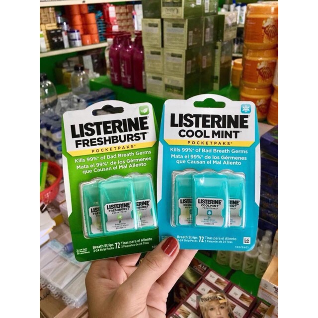 Xịt thơm miệng Listerine Pocketmist Cool Mint 