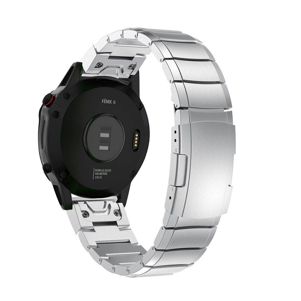 Dây Đeo Inox Cho Đồng Hồ Thông Minh Garmin Fenix 6 / Fenix 6 Pro (22mm)