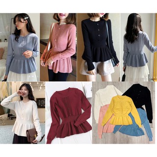 ⚡️sale sập giá⚡️ áo babydoll len hàng qc