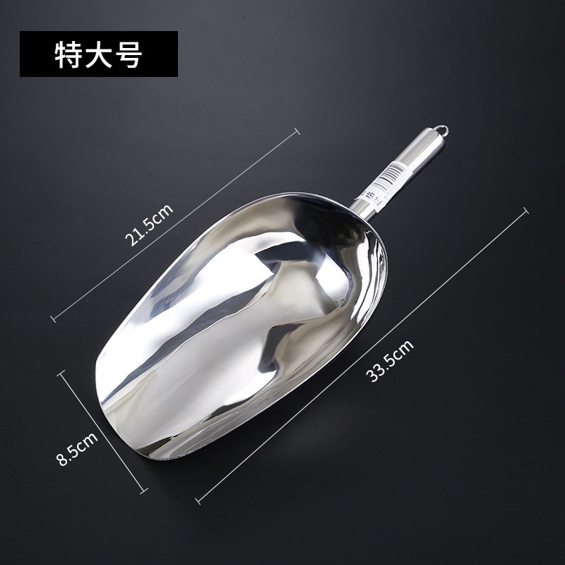 Xẻng xúc đá và thực phẩm TAILI hạt bằng thép không gỉ dày