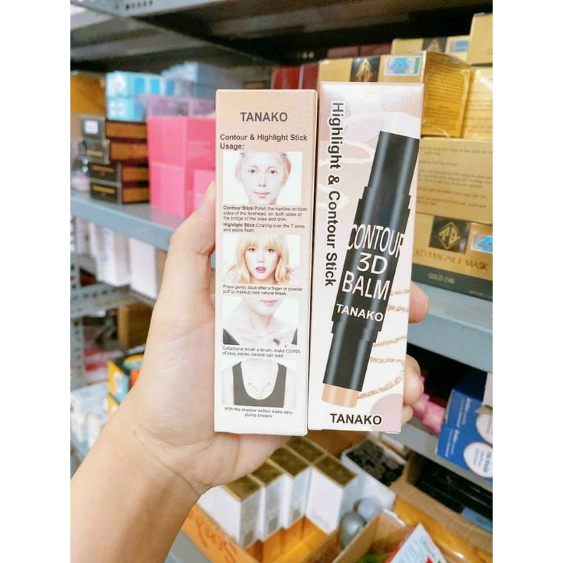 THANH TẠO KHỐI TANAKO 2 ĐẦU THÁI LAN CONTOUR 3D BALM NỘI ĐỊA THÁI