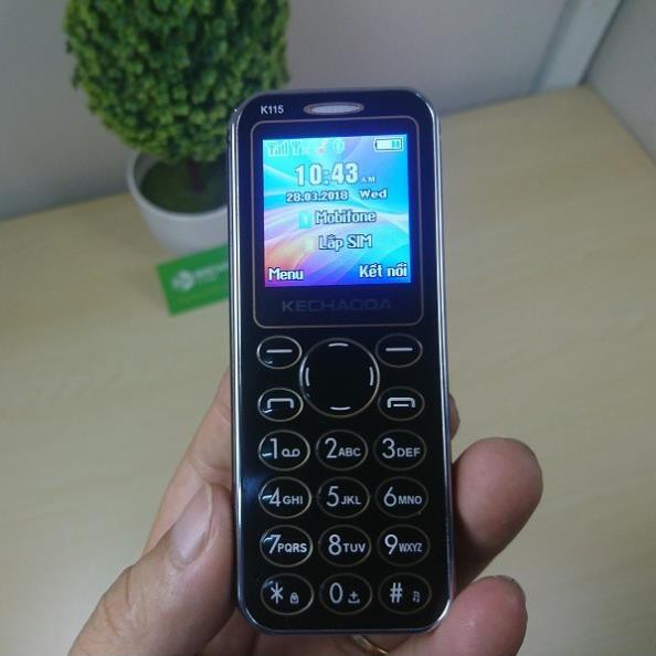 [CHÍNH HÃNG] Điện thoại nhỏ gọn Kechaoda K115 mini 3 sóng siêu mỏng, siêu đẹp, full box - BH 12 tháng