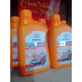 nhớt répsoll racing 10w40 có chiếc lẻ