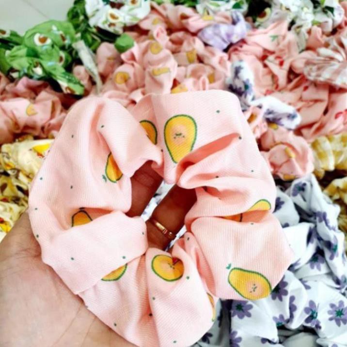 Dây Cột Tóc Scrunchies Trái Cây