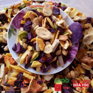 ⚡️freeship⚡️ 500 gr trái cây thập cẩm sấy vỡ đủ vị