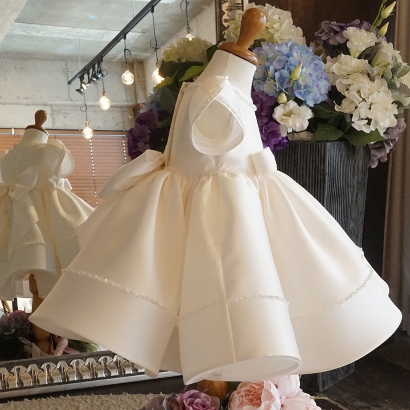 Đầm công chúa họa tiết hoa phong cách phương tây cho bé gái