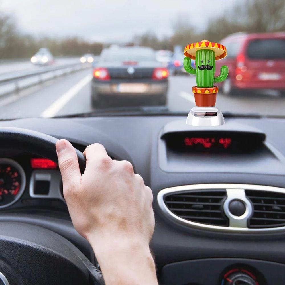 Vanes1 Cây Xương Rồng Đồ Chơi Chạy Bằng Năng Lượng Mặt Trời Để Bàn Trang Trí Xe Hơi