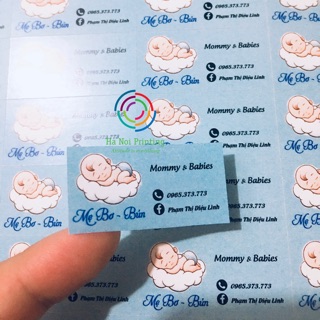 Combo 500 tem dán shop Mẹ Và Bé