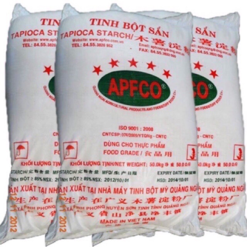 Tinh bột sắn nguyên chất 1kg