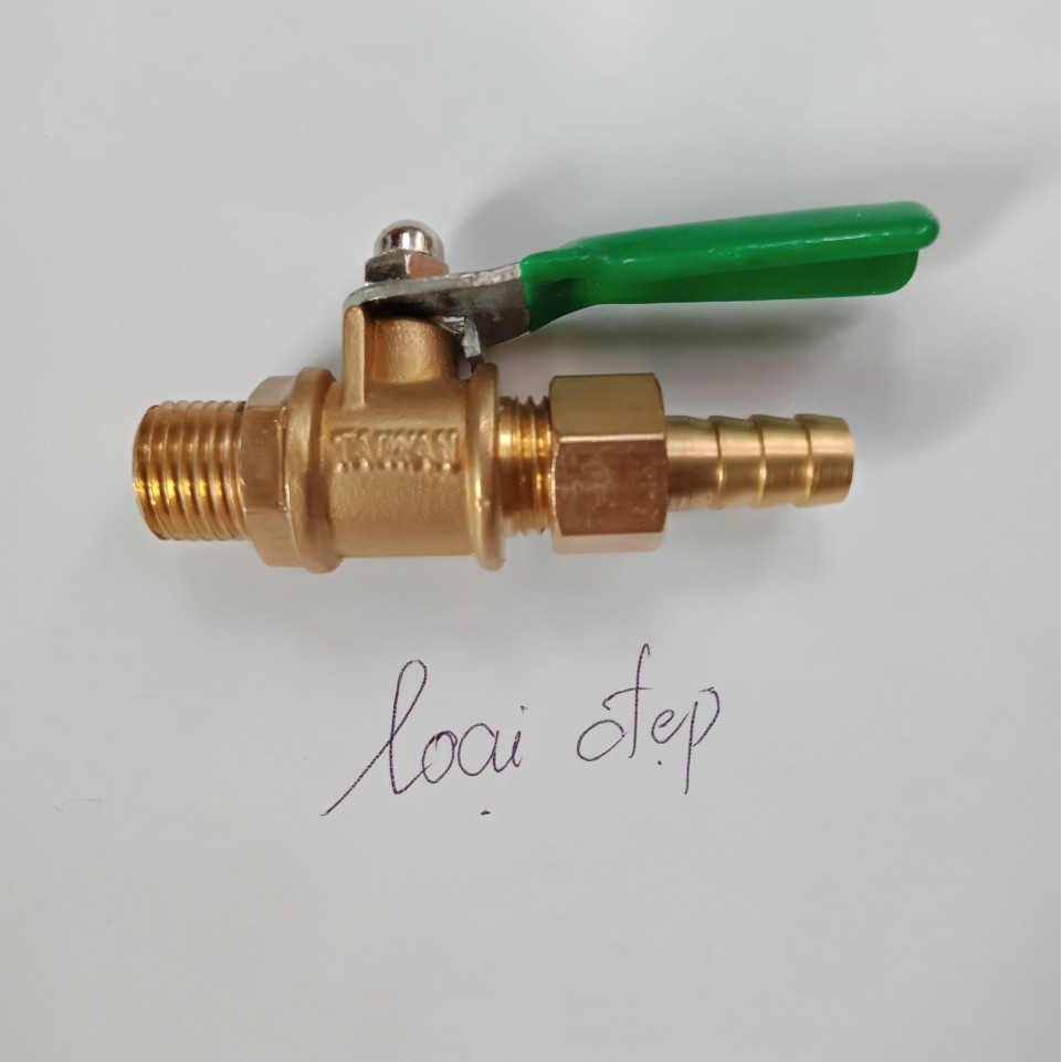 Van khóa ren ngoài 13mm đuôi chuột 8mm