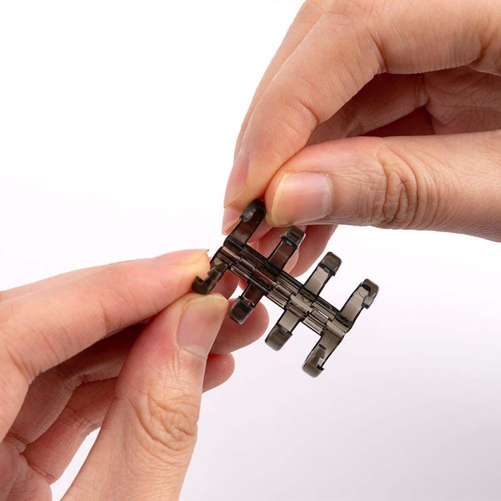 Dây Kẹp Cố Định Đồ Dùng Bằng Nhựa Trong Suốt Tiện Dụng DIY