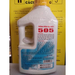 Nước thông cống 505 siêu mạnh ( chai 1000ml)