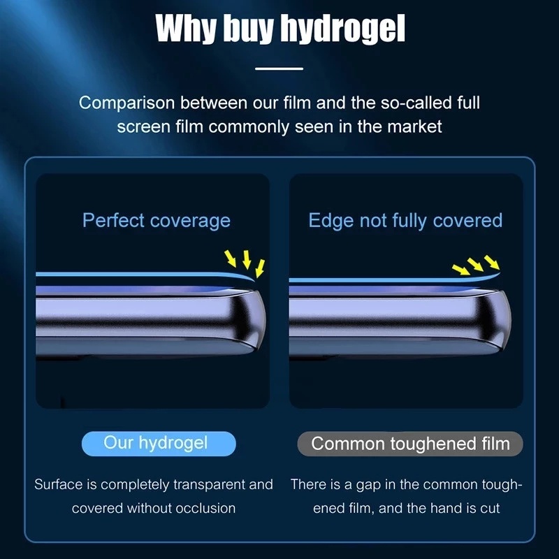 Phim Hydrogel 999D Dán Bảo Vệ Màn Hình Điện Thoại iPhone 14 13 12 11 Pro Max 14 Plus X XR XS Max 6 6s 7 8 Plus SE 2020 2022 Kính