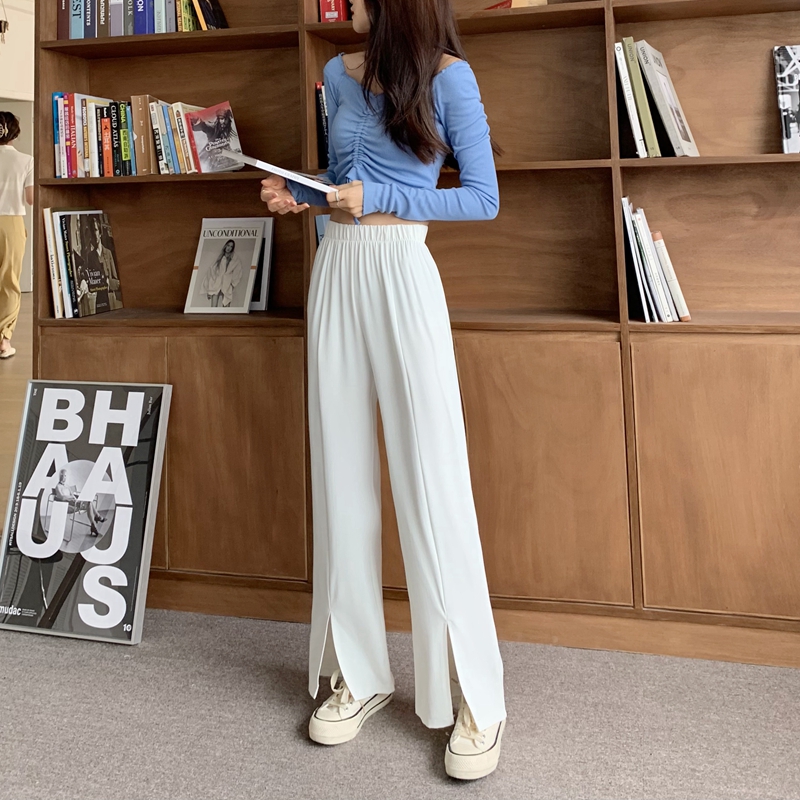 Quần Dài Ống Suông Rộng Co Giãn Thời Trang Hàn Quốc 42623 | BigBuy360 - bigbuy360.vn