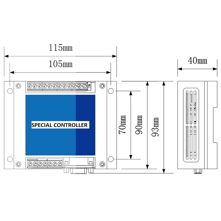 FX2N-10MR-2AD FX2N-10MT-2AD - Bộ điều khiển lập trình PLC Mitsubishi - Board PLC Mitsubishi FK2N FX1N 10MR 14MR 24MR