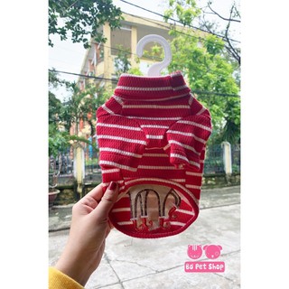 Áo cổ lọ noel cho chó/mèo