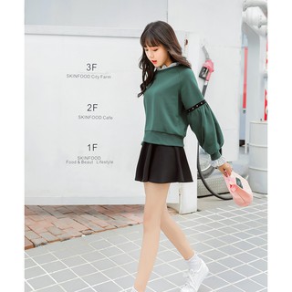 Áo kiểu nữ thu đông cá tính phong cách uzzlang  Korea 가죽 자켓