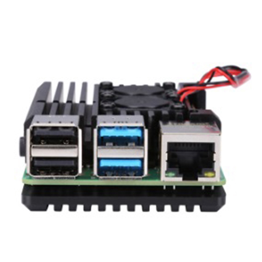 Vỏ Nhôm Kèm Quạt Tản Nhiệt Cho Raspberry Pi 4 Model B