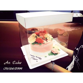 hộp đựng bánh kem trong suốt s