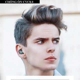 🔥HOT DEAL🔥 Tai nghe bluetooth AMOI F9 PRO, cảm biến vân tay, đèn led hiển thị pin, tai nghe không dây siêu bass
