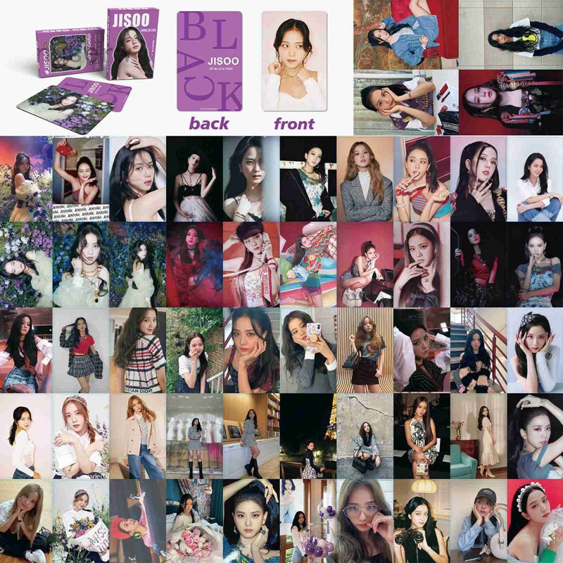Set 55 tấm thẻ ảnh lomo hình nhóm nhạc Kpop Blackpink