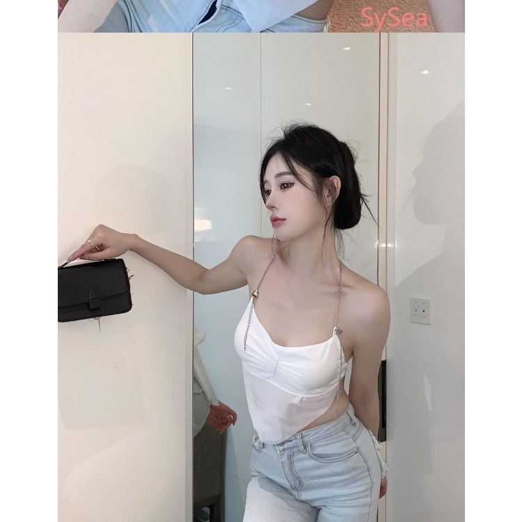 Áo Hai Dây Xếp Ly Quyến Rũ Thời Trang Hè Cho Nữ