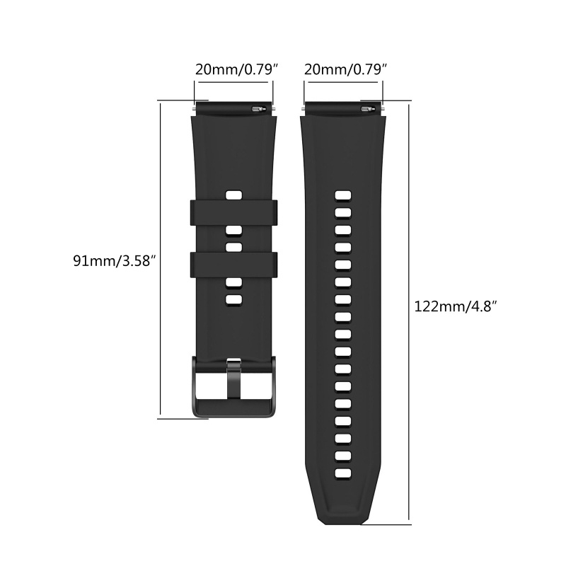 Dây Đeo Đồng Hồ Bằng Silicone Rộng 20mm Có Thể Thay Thế Cho forerunner245