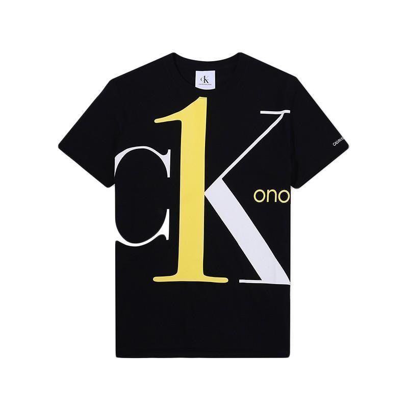 Áo Thun Tay Ngắn Cổ Tròn In Chữ ck-11 Thời Trang Mùa Hè Cho Nam Và Nữ