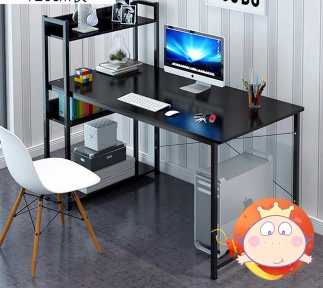 BÀN LÀM VIỆC, BÀN MÁY TÍNH KÈM GIÁ SÁCH (có sẵn) 120*55*73cm | BigBuy360 - bigbuy360.vn