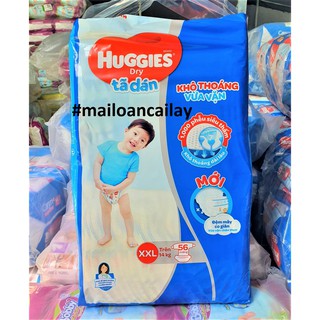 Tã dán Huggies M76/L68/XL62/XXL56