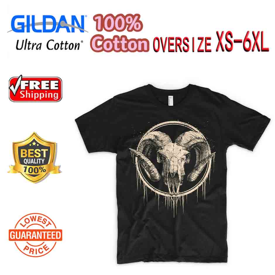 Áo thun thể thao thoáng khí in hình đầu lâu đầu lâu/ đầu lâu/ Satan màu đen phong cách retro
