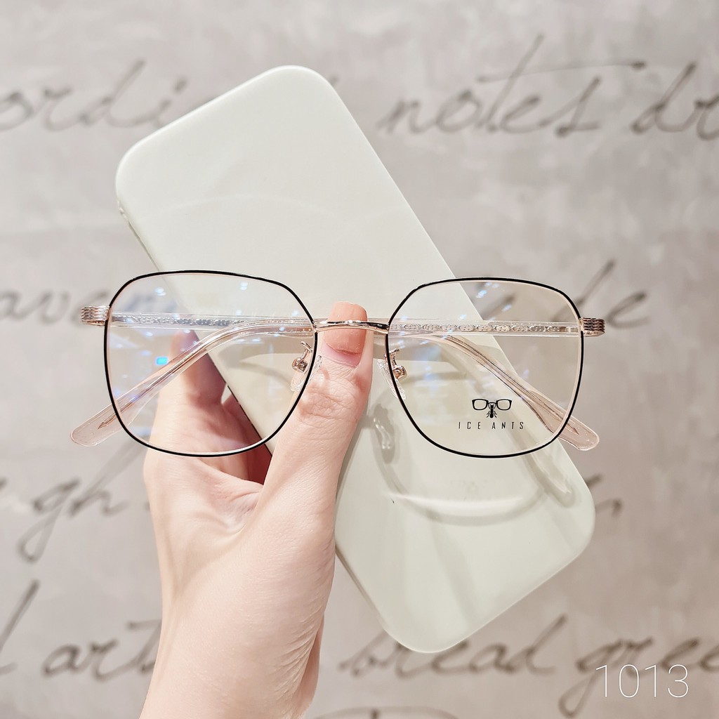 Gọng kính cận kim loại mắt tròn Lilyeyewear 1013 nhiều màu một size