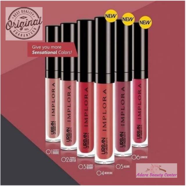 (hàng Mới Về) Son Kem Lì Urban Chính Hãng Bpom