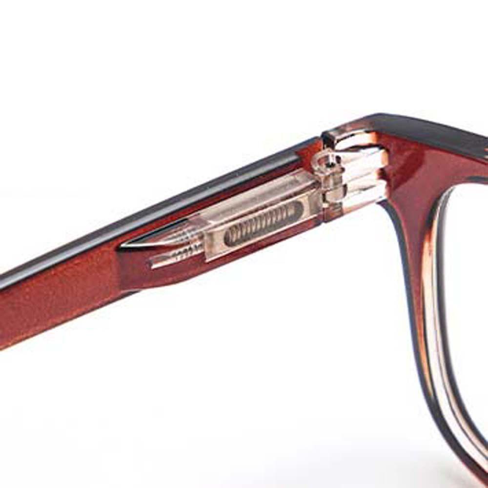 JARRED Kính Đọc Sách Gọng Vuông Màu Nâu Đen Dành Cho Nam Và Nữ