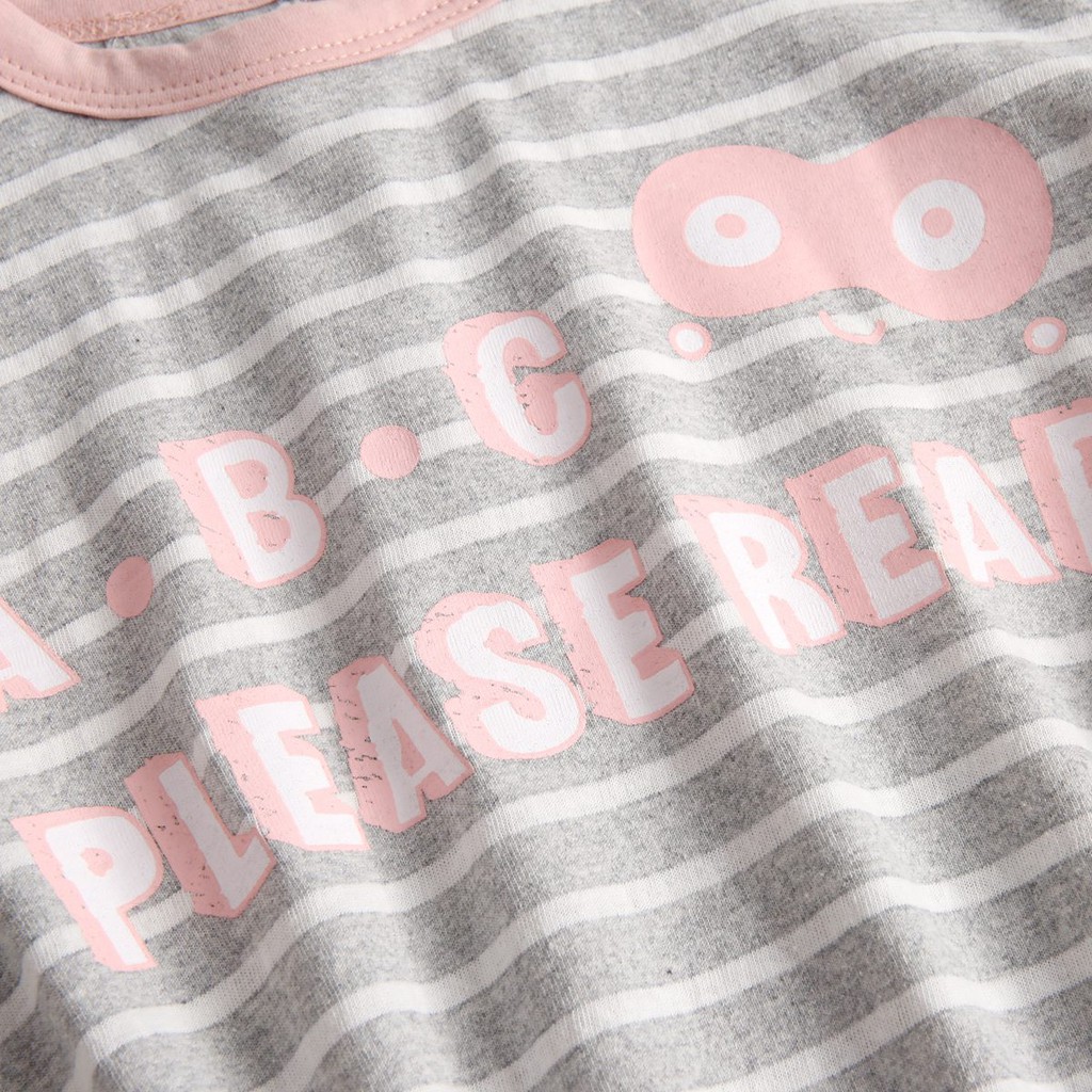 Áo Liền Quần Sanlutoz Họa Tiết Kẻ Sọc Tay Dài Cho Em Bé