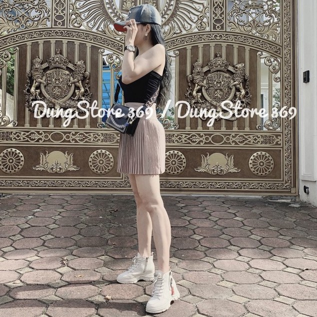 Chân Váy Nữ Ly Nhỏ Cạp Cao Sang Chảnh Siêu Xinh Mới 2021 Freeship,Chân Váy Xếp Ly Lưng Cao Thời Trang Hẹn Hò Cao Cấp Qc | BigBuy360 - bigbuy360.vn