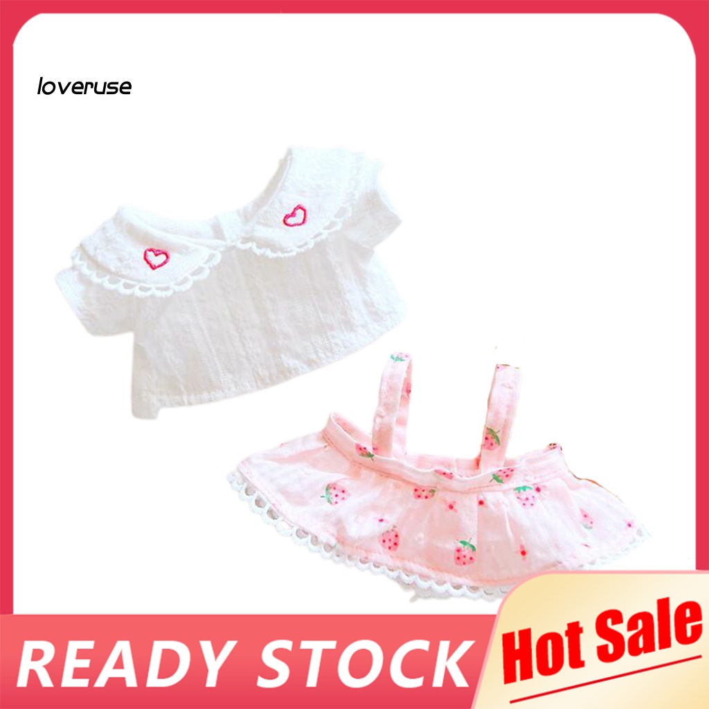 Set Đầm + Băng Đô Thời Trang Cho Búp Bê